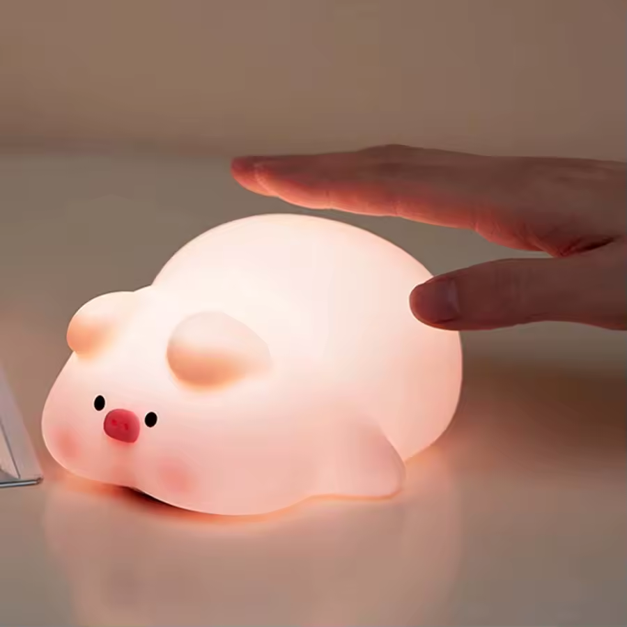 Pip Pig · Rechargeable & Touch-Activated Nightlight