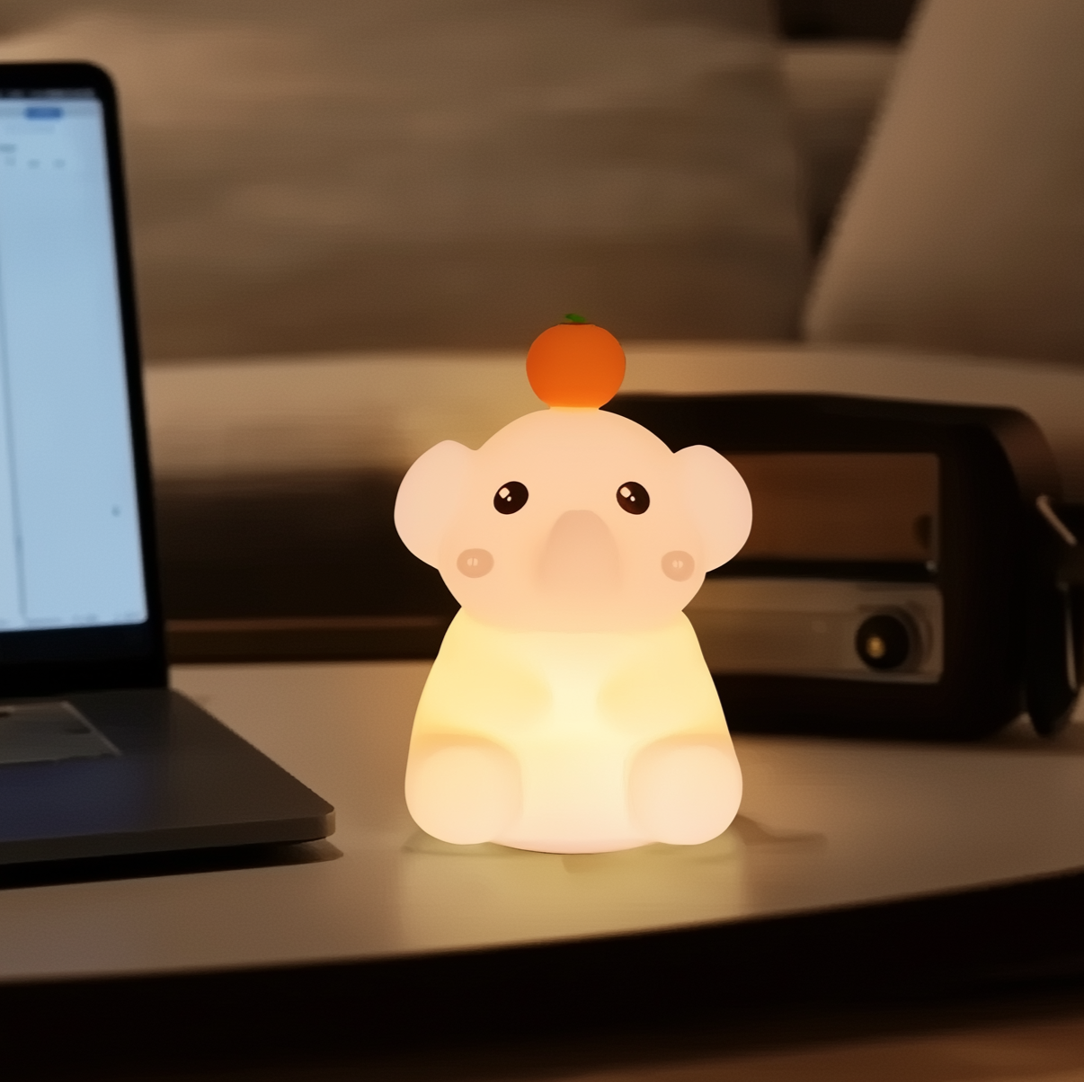 Ellis Elephant · Rechargeable & Touch-Activated Nightlight
