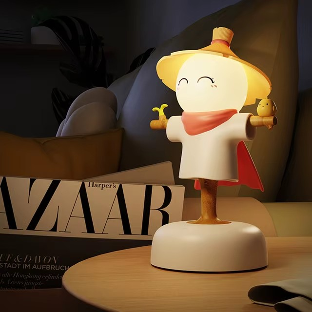 Finny the Scarecrow · Rechargeable & Touch-Activated Nightlight