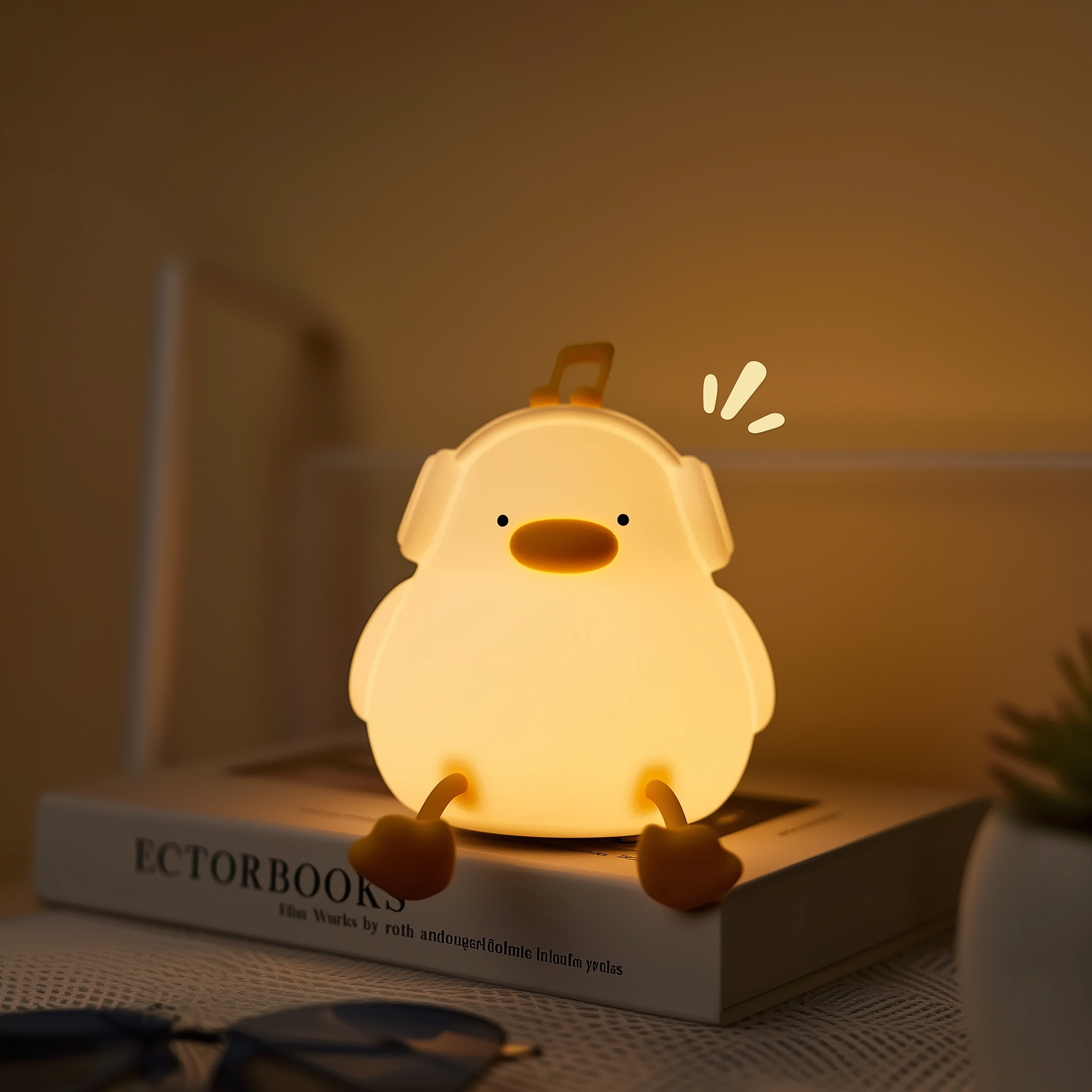 Melody Duck ·  Rechargeable & Touch-Activated Nightlight