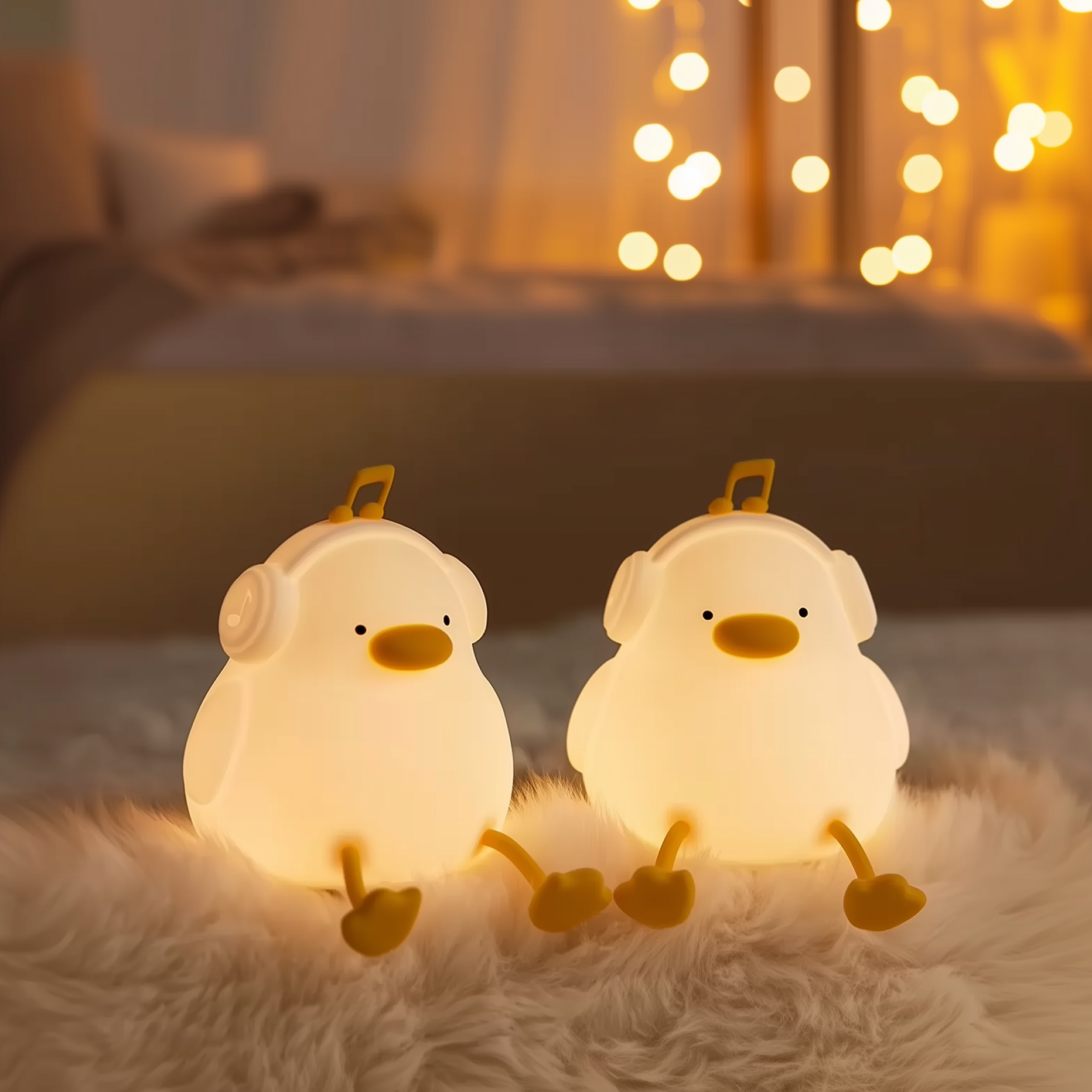 Melody Duck ·  Rechargeable & Touch-Activated Nightlight