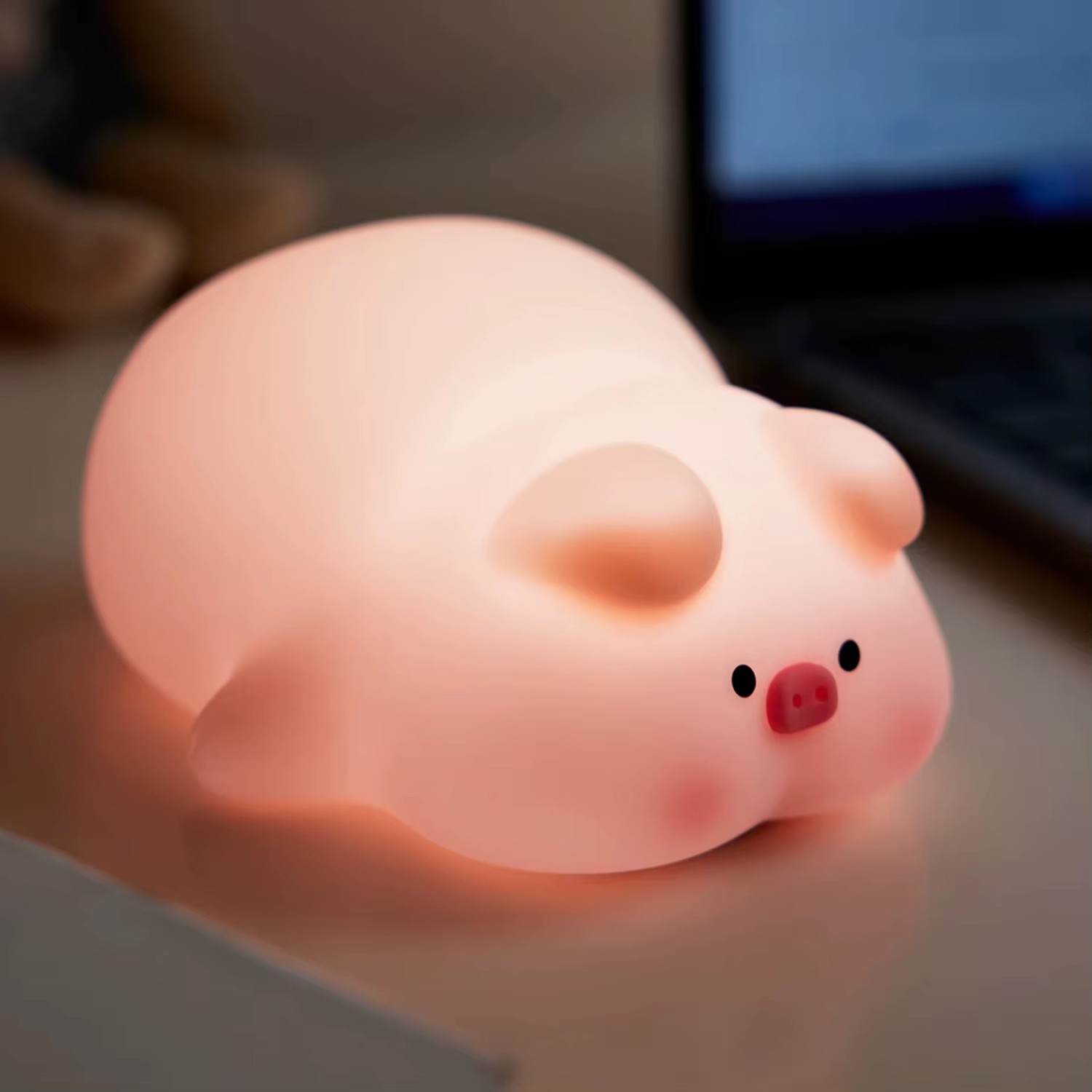 Pip Pig · Rechargeable & Touch-Activated Nightlight