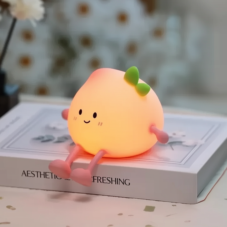 Piper Peach ·Rechargeable & Touch-Activated Nightlight