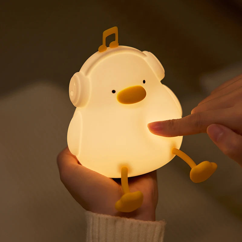 Melody Duck ·  Rechargeable & Touch-Activated Nightlight