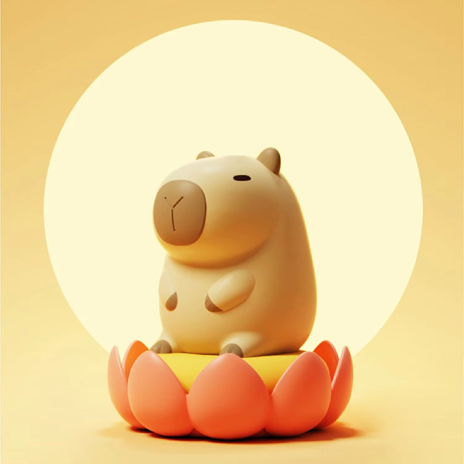 Cory Capybara · Rechargeable & Touch-Activated Nightlight