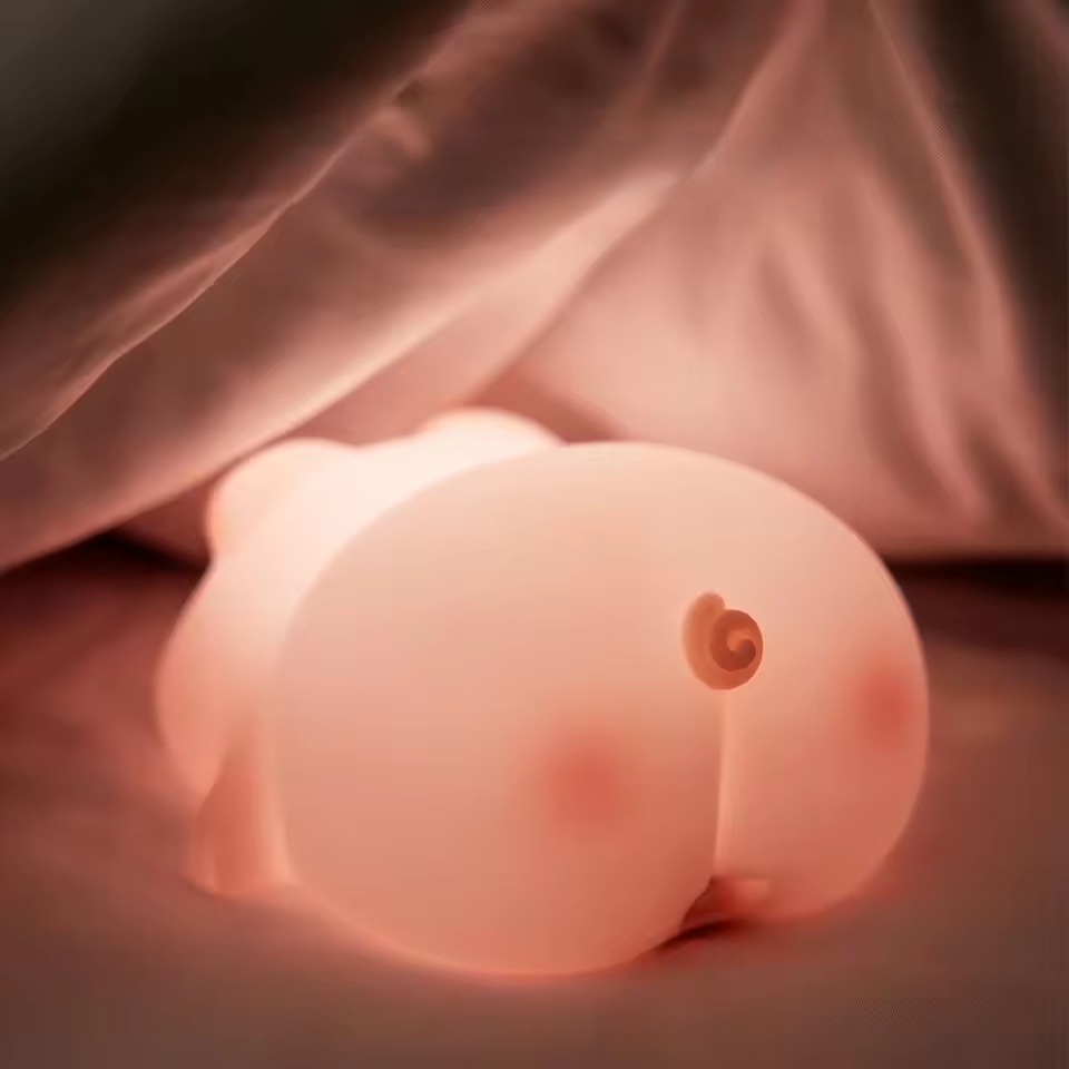 Pip Pig · Rechargeable & Touch-Activated Nightlight