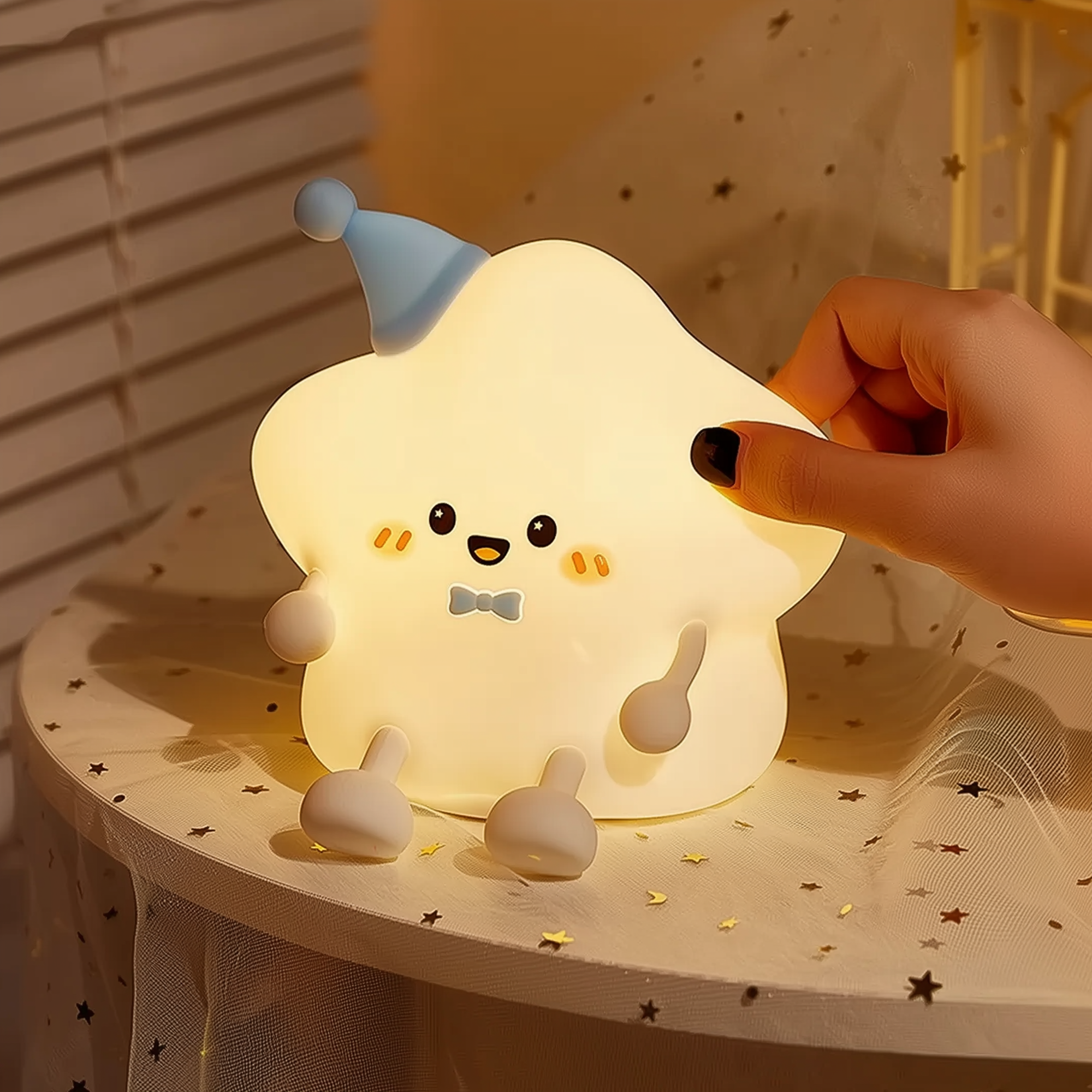 Sleepy Shine · Rechargeable & Touch-Activated Nightlight