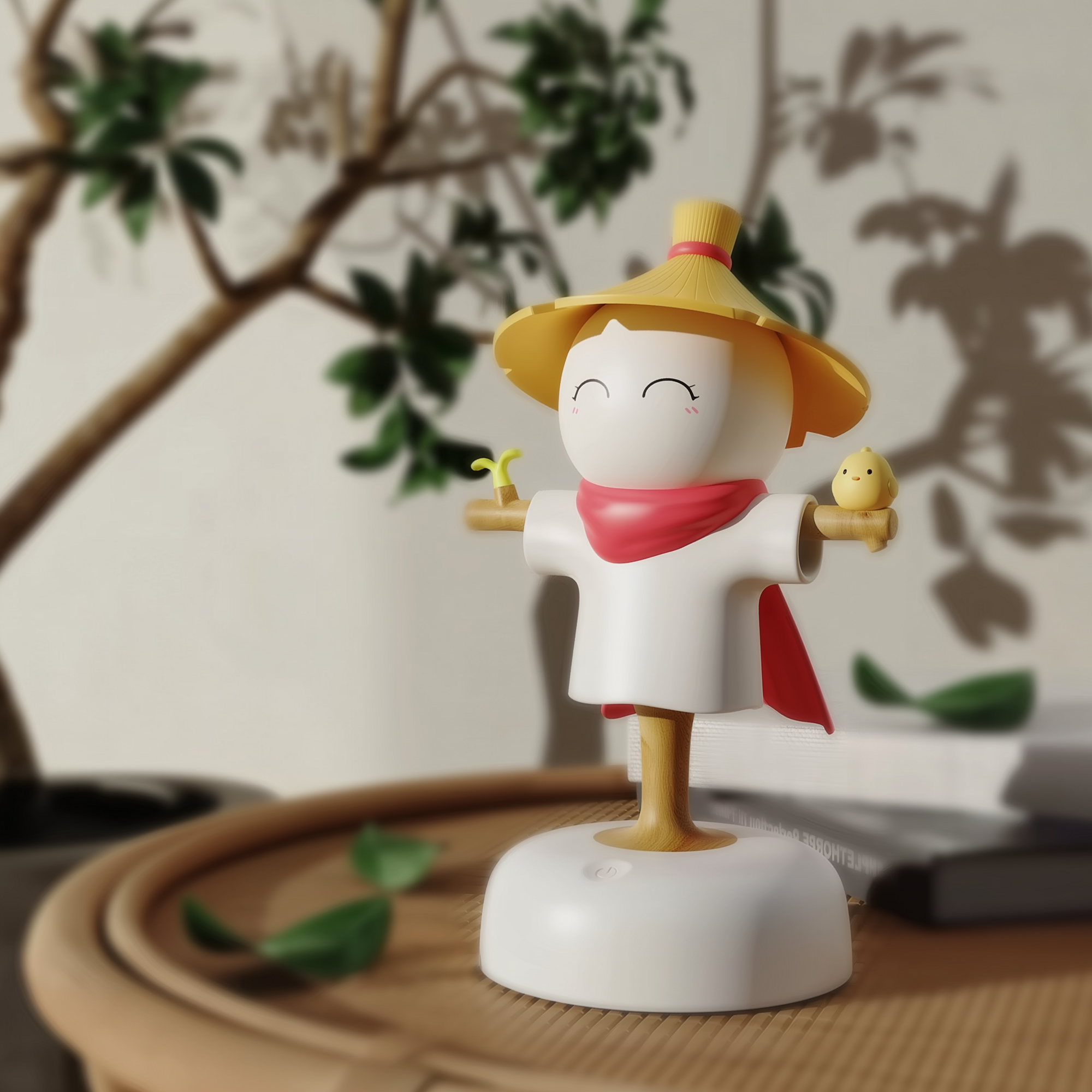 Finny the Scarecrow · Rechargeable & Touch-Activated Nightlight