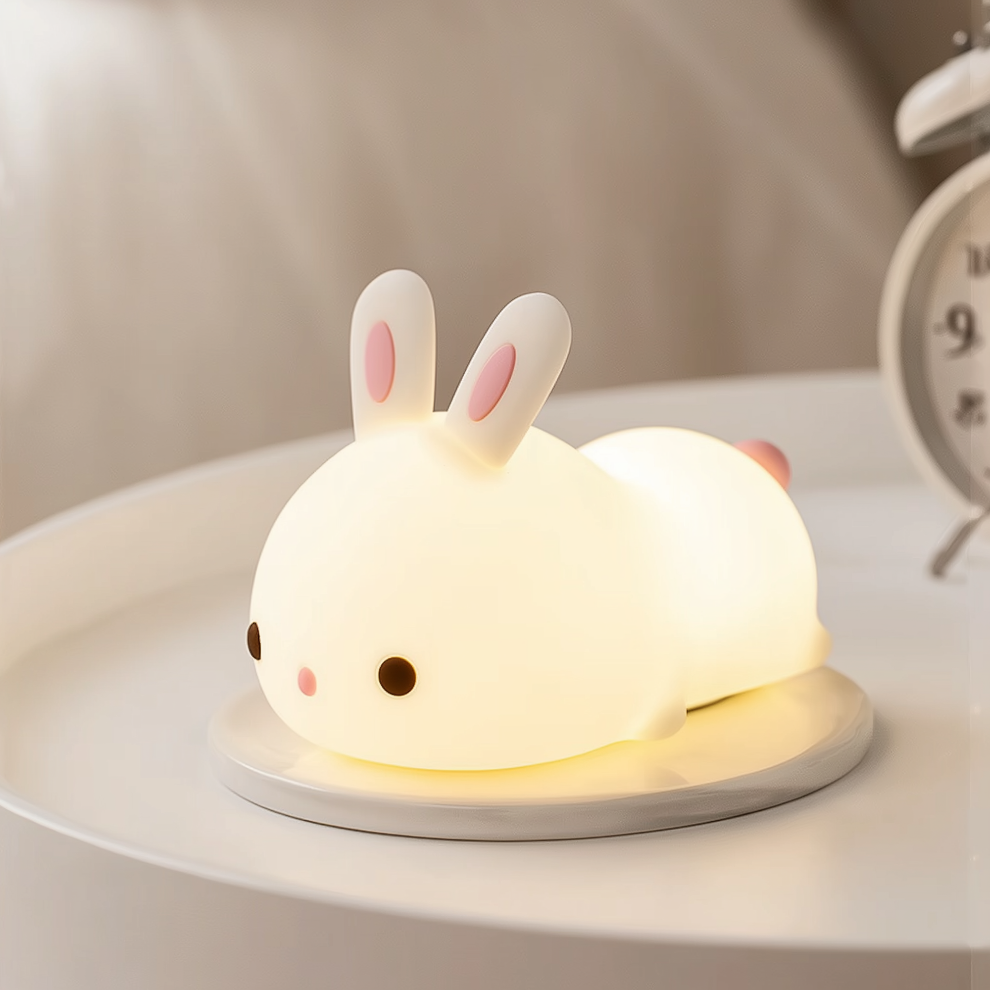 Burrow Bunny · Rechargeable & Touch-Activated Nightlight