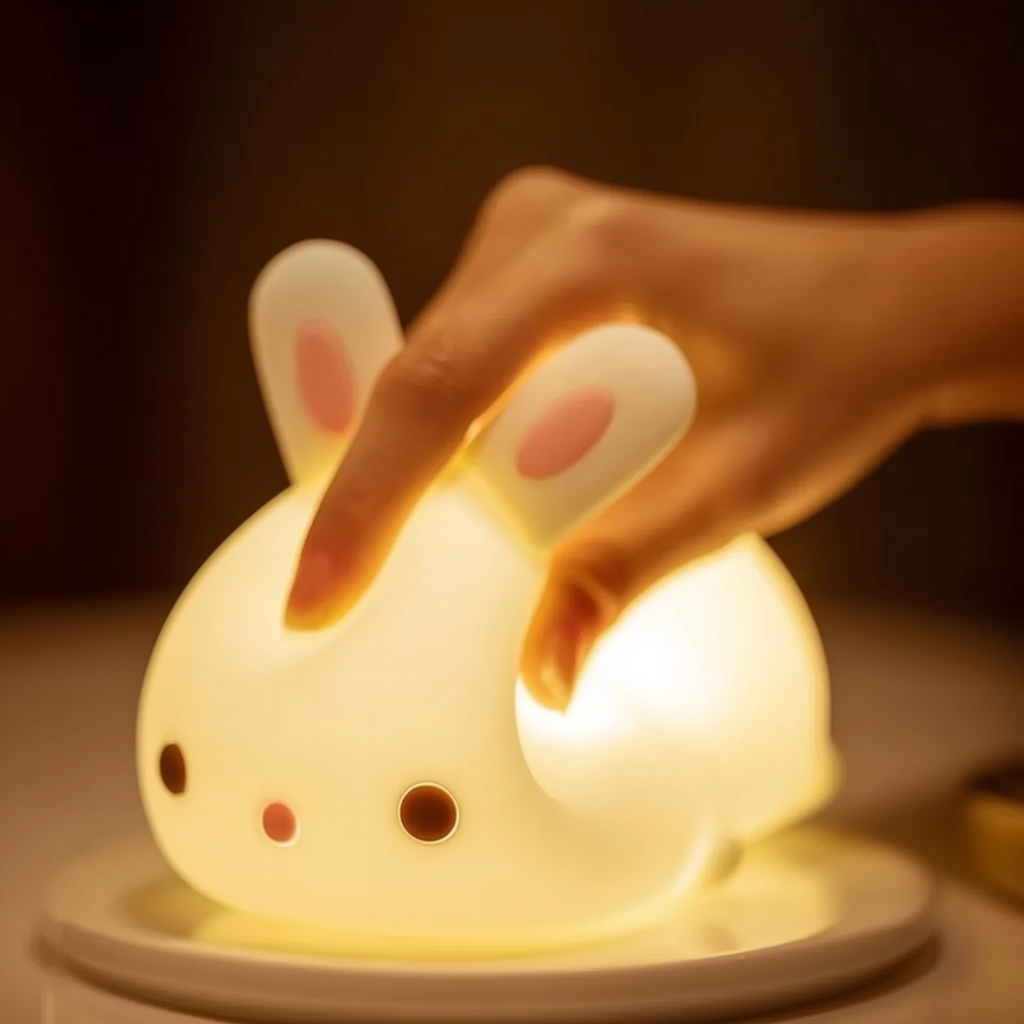 Burrow Bunny · Rechargeable & Touch-Activated Nightlight