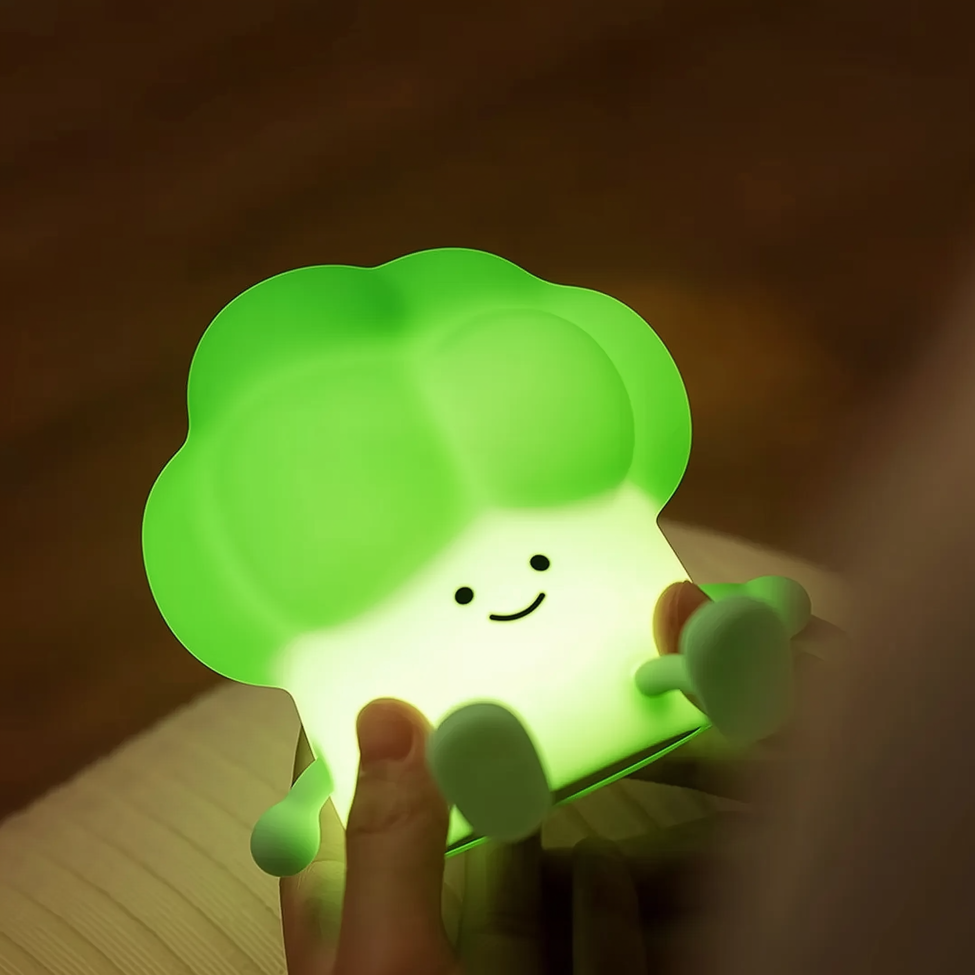 Brock Broccoli · Rechargeable & Touch-Activated Nightlight