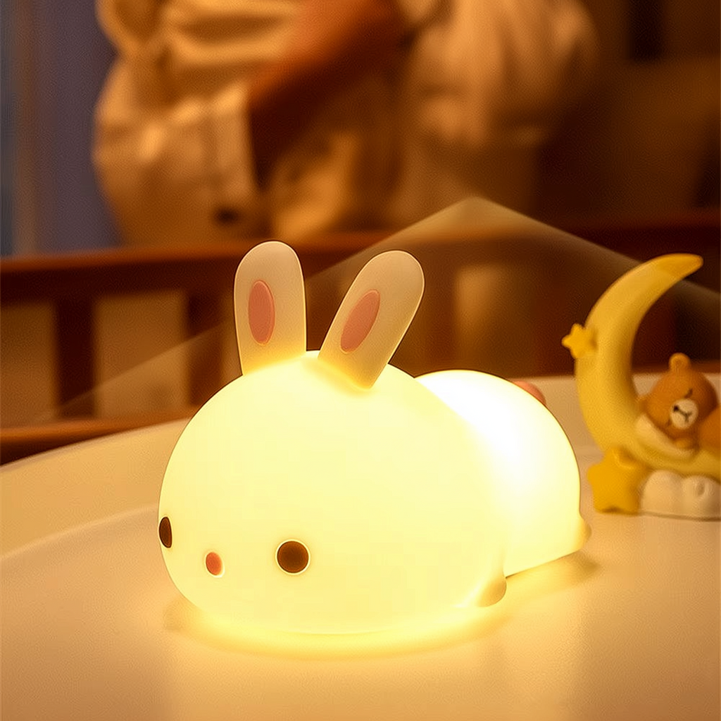 Burrow Bunny · Rechargeable & Touch-Activated Nightlight