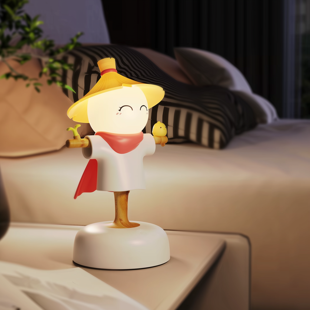Finny the Scarecrow · Rechargeable & Touch-Activated Nightlight