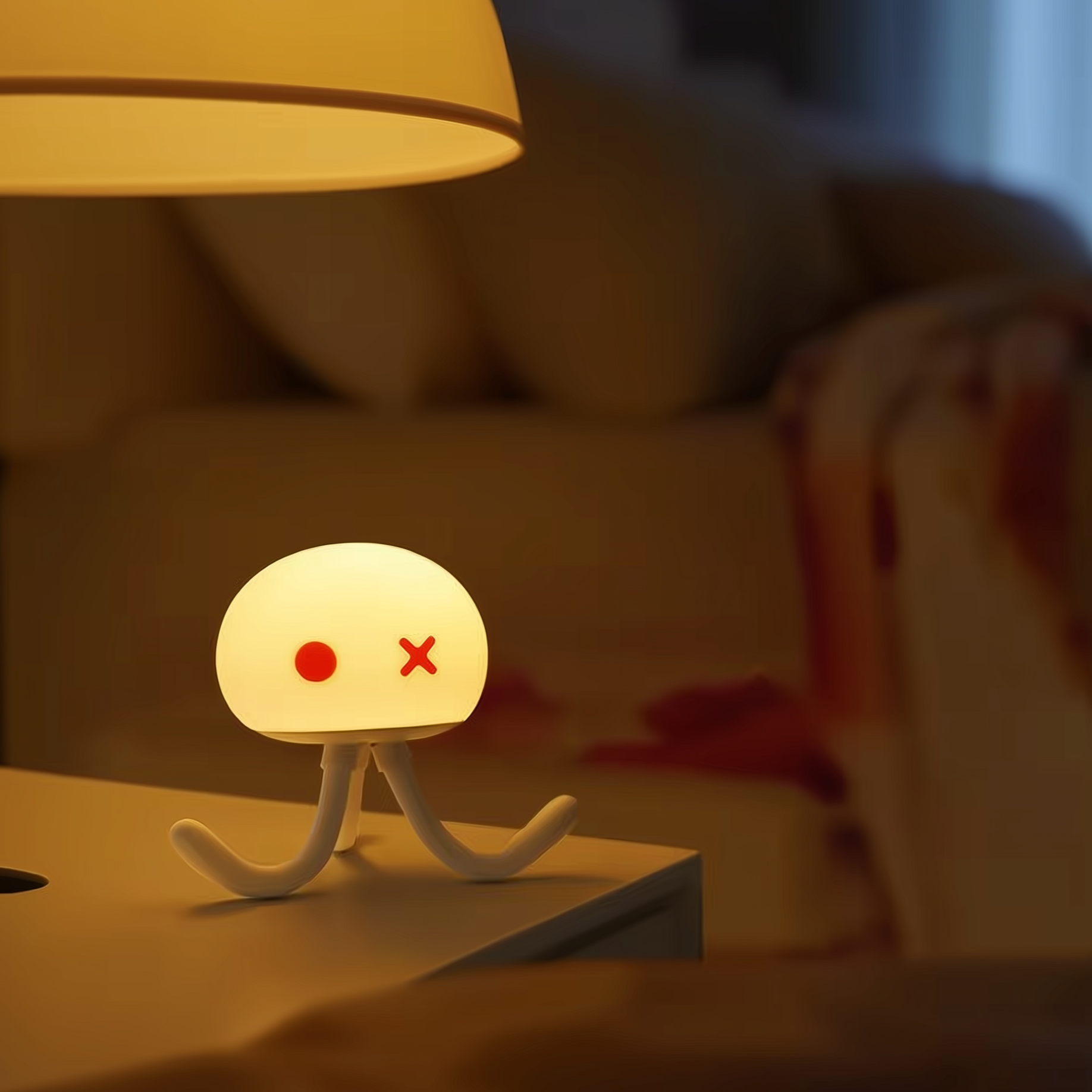 Twisty Tenta · Rechargeable & Touch-Activated Nightlight