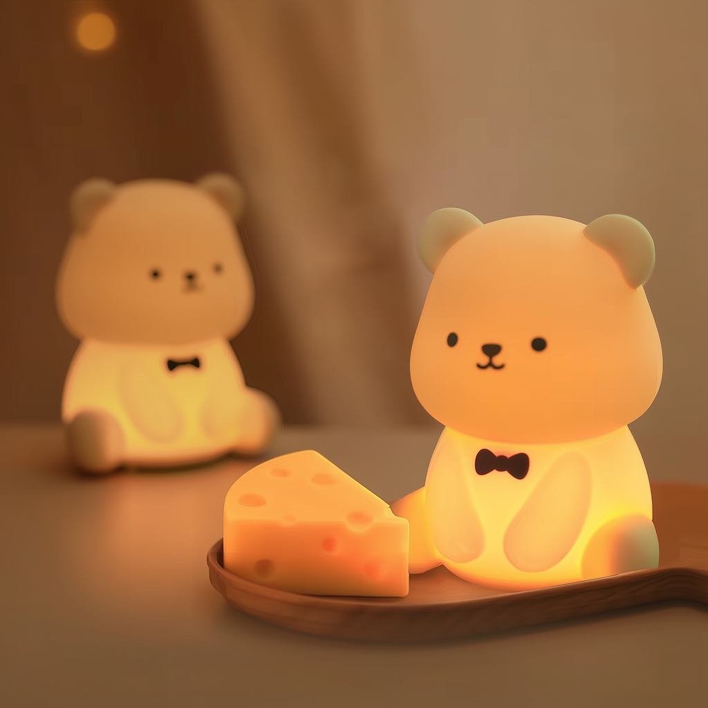 Tux the Bear · Rechargeable & Touch-Activated Nightlight