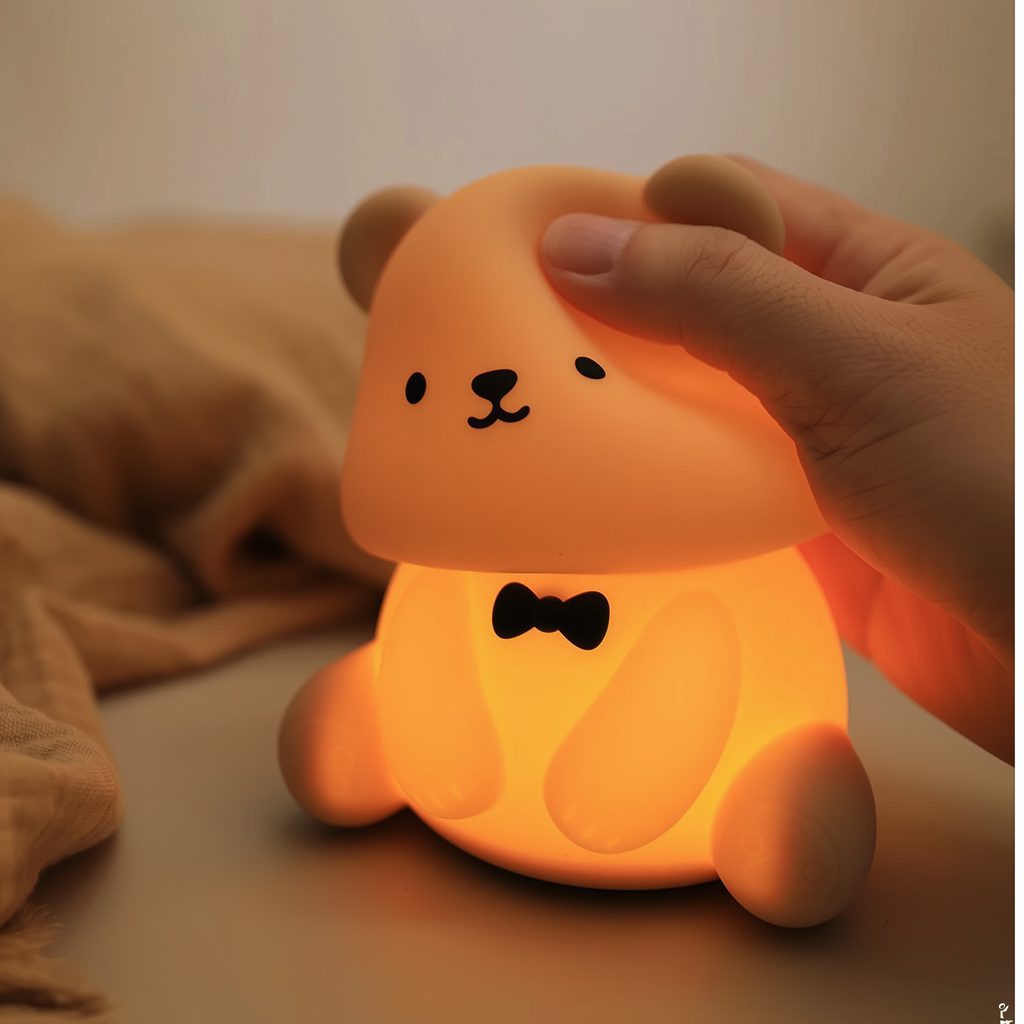 Tux the Bear · Rechargeable & Touch-Activated Nightlight
