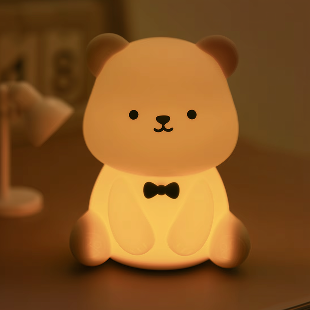 Tux the Bear · Rechargeable & Touch-Activated Nightlight