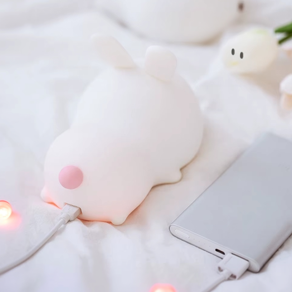 Burrow Bunny · Rechargeable & Touch-Activated Nightlight