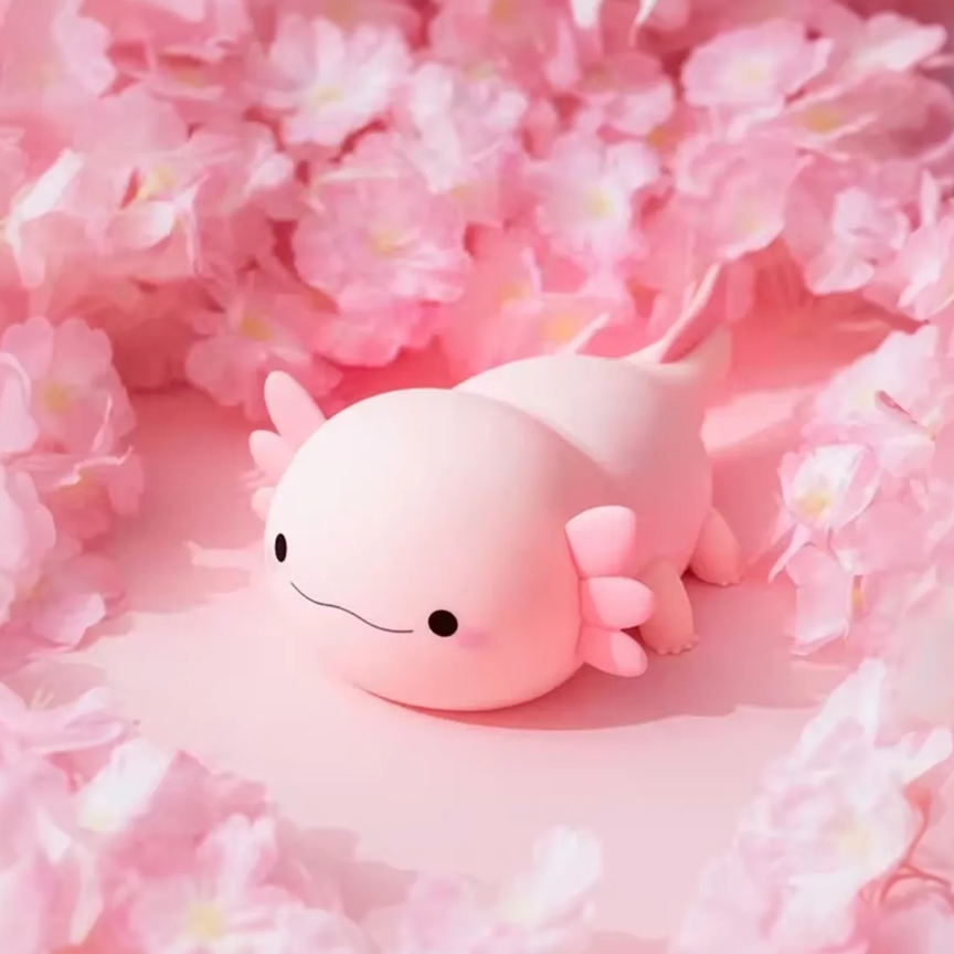 Axel Axolotl · Rechargeable & Touch-Activated Nightlight