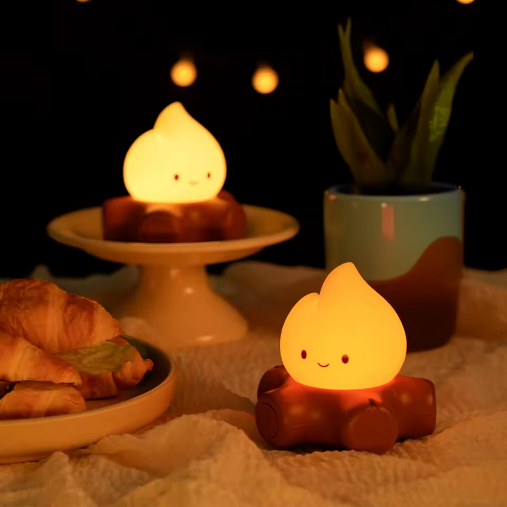 Ember Eddy · Rechargeable & Touch-Activated Nightlight