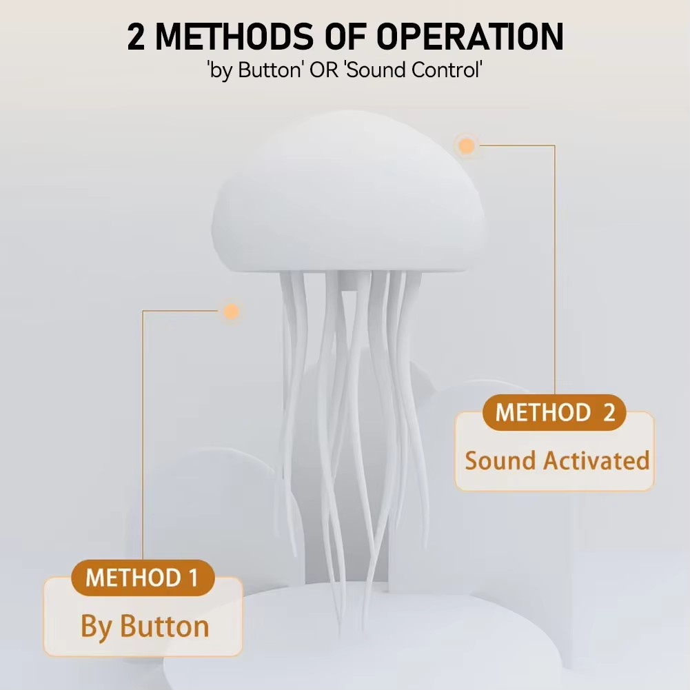 Lumivibe · Glowing Jellyfish Desk Lamp