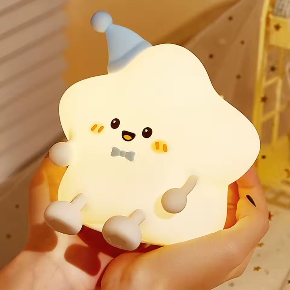 Sleepy Shine · Rechargeable & Touch-Activated Nightlight