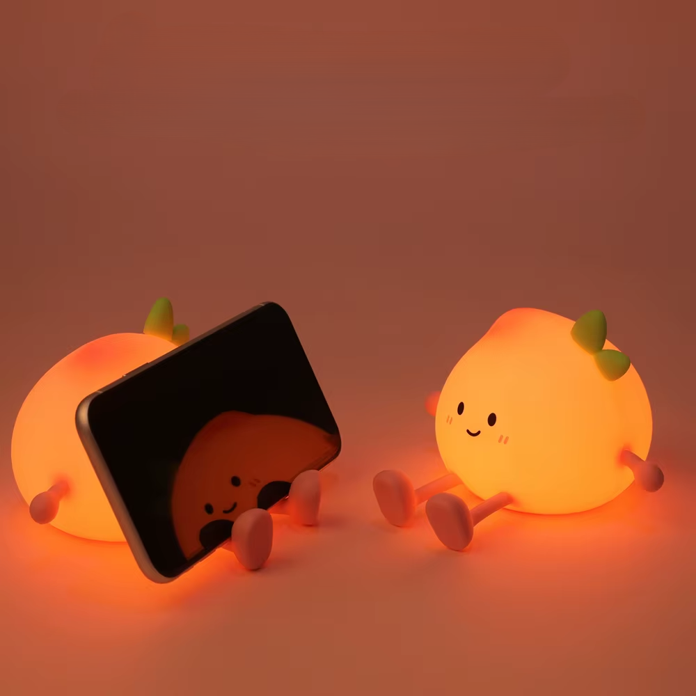 Piper Peach ·Rechargeable & Touch-Activated Nightlight