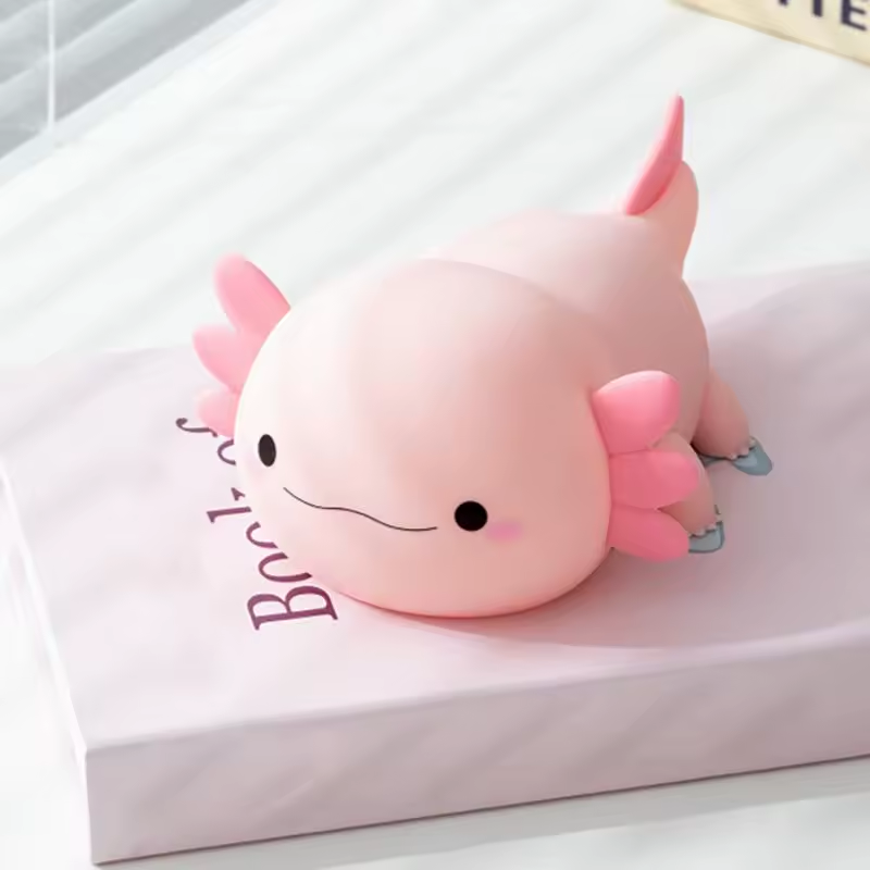 Axel Axolotl · Rechargeable & Touch-Activated Nightlight