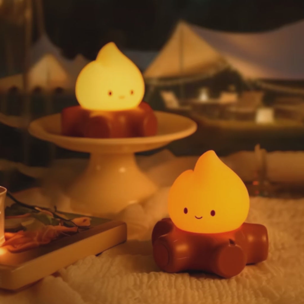 Ember Eddy · Rechargeable & Touch-Activated Nightlight