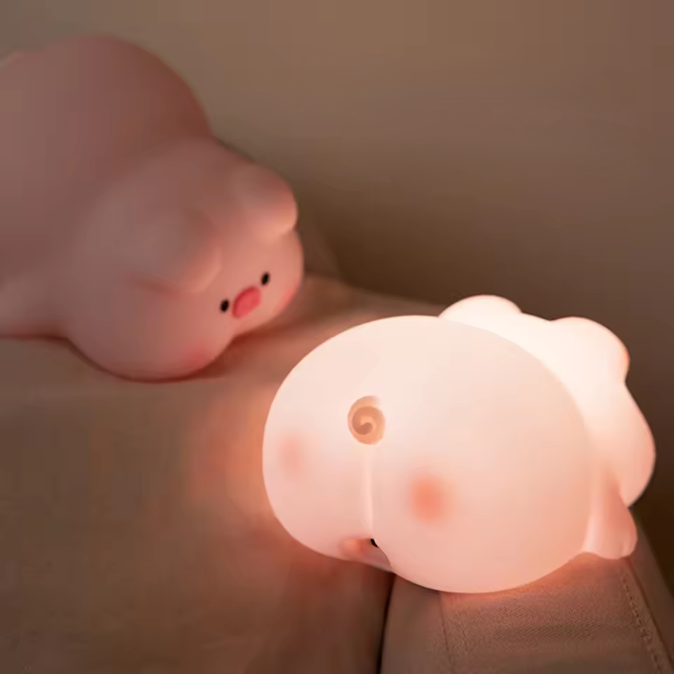Pip Pig · Rechargeable & Touch-Activated Nightlight