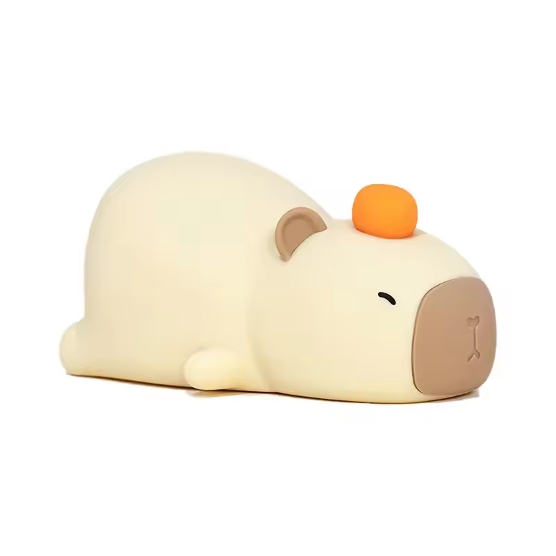 Lazy Capybara · Rechargeable & Touch-Activated Nightlight