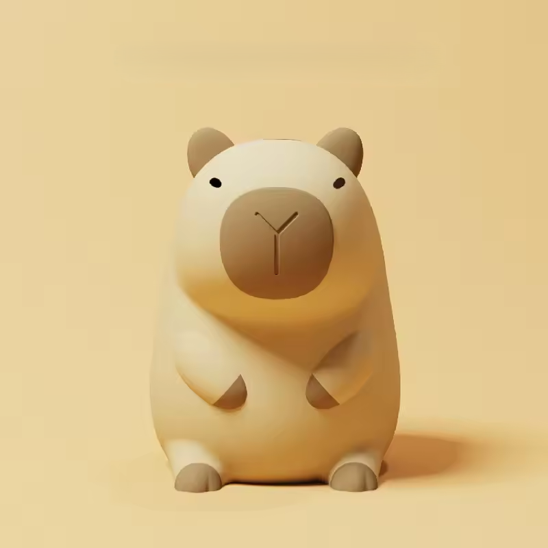 Cory Capybara · Rechargeable & Touch-Activated Nightlight