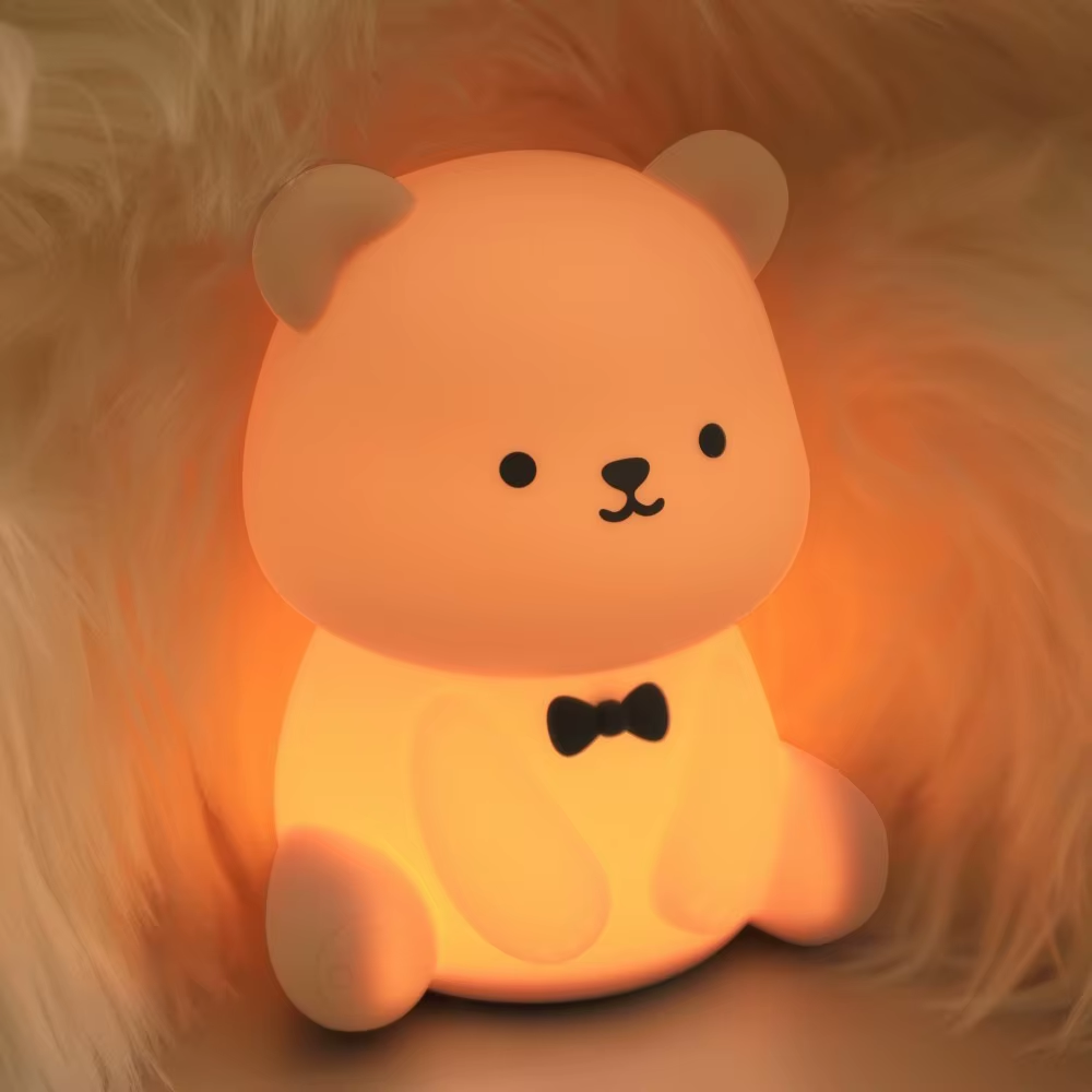 Tux the Bear · Rechargeable & Touch-Activated Nightlight